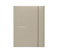 Favorit 400101760 Cartella 3 Lembi con Elastico Matrix Formato Interno 24X33 cm Dorso 0-1, Beige