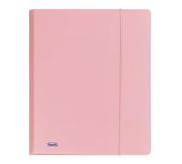 Favorit 400116603 Cartella 3 Lembi con Elastico P@STEL Formato Interno 24X33 cm Dorso 0-1, Cipria pastello