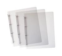 Favorit 400116630 - Raccoglitore Polipropilene Lumina 22 x 30 cm, 4 Anelli Tondi Diametro 15 mm, Trasparente