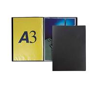 Favorit 400136593 Portalistino con 20 Buste, 29.7 x 42 cm, Nero