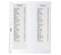 10 Buste forate per 4 scontrini fiscali 25,2X30,7 Favorit