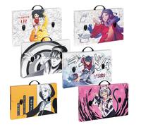 FAVORIT - 400182745 - Valigetta Polionda Manga - 36,5 x 56,5 cm - dorso 5,5 cm - fantasie assortite - Favorit - 102420 - Conf. da 1 Pz. - 400182745