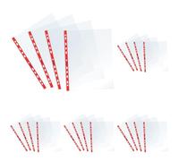 Favorit 94525 25 Buste Forate con Banda Rossa Sprint, 22 X 30 Cm (Confezione da 5)