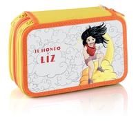 Favorit Astuccio 3 Scomparti Manga con Cancelleria, 20x13x7,5 cm