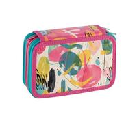 Favorit Astuccio 3 scomparti per la scuola, 20x13x7,5 cm, ART Rosa