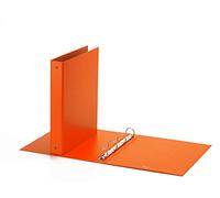 FAVORIT Box da 10 Raccoglitori Europa, 22 x 30 cm, 4 Anelli Tondi da 30 mm, Arancione 400051153