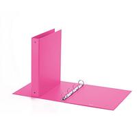 FAVORIT Box da 10 Raccoglitori Europa, 22 x 30 cm, 4 Anelli Tondi da 30 mm, Rosa 400051154