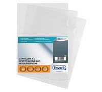 Favorit 100460050 - Buste a L Pratic a Buccia D'Arancia, 22 x 30 cm, Trasparente