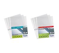 Favorit Buste Perforate, Lucide, Alto Spessore, 21 x 29.7cm, 50 Pezzi, Trasparenti & Buste Perforate, Lucide, Medio Spessore, 22 x 30 cm, 50 Pezzi, Trasparenti