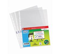 Favorit Buste Perforate, Lucide, Medio Spessore, 22 x 30 cm, 25 Pezzi +1 Omaggio, Trasparenti