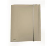 Favorit Cartella con 3 lembi con elastico Metal formato 24X33 cm dorso 0-1 Oro metallizzato