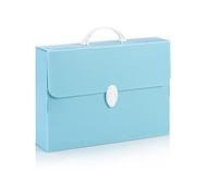 Favorit Every Line Pastel, Valigetta Unisex Adulto, Azzurro Pastello, 27x37,5x8