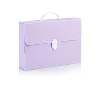 Favorit Every Line, Valigetta Unisex Adulto, Pastel Lilla, 27x37,5x8