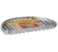 Favorit Grillplatte, mezzo giro, set di 5 - padella in alluminio, diametro 30 cm, per barbecue o grill - 1815