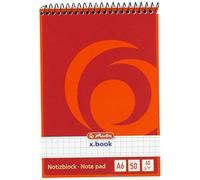 Favorit Herlitz 110635 - Blocco a spirale, formato A6, 50 fogli