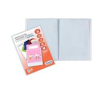 Favorit, Portalistini Personalizzabile, 30 Buste Lisce, Tasca Frontale, 22 x 30cm, Trasparente