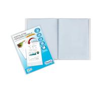 Favorit, Portalistini Personalizzabile, 6 Buste Buccia D'Arancia, Tasca Frontale, 22 x 30cm, Trasparente