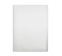 Favorit Portalistino 2ndLife, 40 Buste Lisci, 22 x 30 cm, Copertina Riciclata Pre-Consumo, Trasparente Cristallo