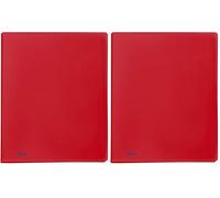 Favorit, Portalistino, 40 Buste Buccia D'Arancia, 22 x 30cm, Rosso (Confezione da 2)