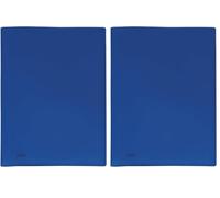 Favorit, Portalistino, 60 Buste Lisce, 22 x 30cm, Blu (Confezione da 2)