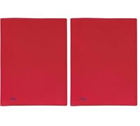 Favorit, Portalistino, 80 Buste Buccia D'Arancia, 22 x 30cm, Rosso (Confezione da 2)