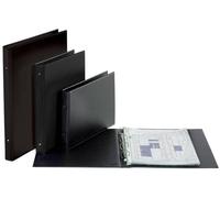 Favorit Raccoglitore 4 Anelli 35x50 cm Diametro 30 mm Nero