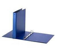 Favorit Raccoglitore a Quattro Anelli Tondi, Formato 22 x 30 Cm, Blu Metallizzato