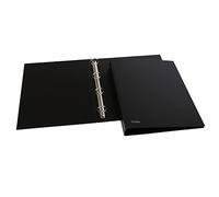 Favorit Raccoglitore ad Anelli Sprint in Cartone, 22 x 30cm, 4 Anelli Tondi da 30mm, Nero