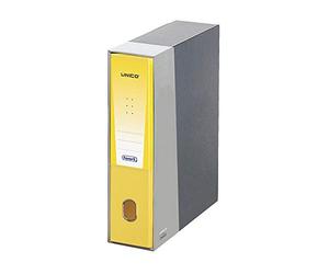 Favorit Raccoglitore documenti Unico con Custodia, 1 Pezzo, Formato Interno 23 x 30 Dorso 5 cm, Giallo