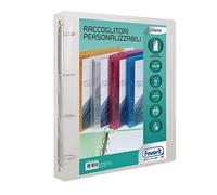 FAVORIT - 100460714 - Raccoglitore personalizzabile Lumina - 4 anelli tondi 30 mm - 22 x 30 cm - PP - trasparente - Favorit - 89292 - Conf. da 1 Pz. - 100460714