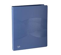 Favorit Raccoglitore Osmose, 22 x 30 cm, 4 Anelli Tondi da 30mm, Polipropilene Opaco Riciclato, Certificazione Blu Angel, Azzurro