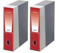 Favorit Raccoglitore Unico con Custodia, 28.5 x 33 x 9.5 cm, Rosso, 1 Pezzo (Confezione da 2)