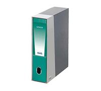 Favorit Raccoglitore Unico con Custodia Dorso 8 cm, 23 x 33 cm, Verde Metallizzato, 1 Pezzo