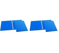 Favorit, Raccoglitori ad Anelli Sprint in Cartone, 1 Pezzo, 22 x 30cm, 4 Anelli Tondi da 30mm, Azzurro (Confezione da 2)