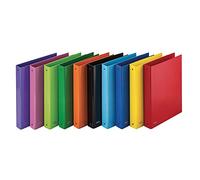 Favorit Raccoglitori ad Anelli Sprint in Cartone, 22 x 30cm, 4 Anelli Tondi da 30mm, 10 pezzi, Colori Assortiti