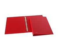 FAVORIT Raccoglitori ad Anelli Sprint in Cartone, 22 x 30cm, 4 Anelli Tondi da 30mm, Rosso 400173353