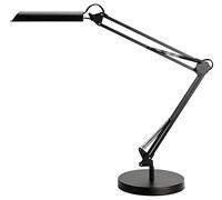 Lampada da tavolo Swingo - 44x34,5x13,5 cm - a led - 8W - nero - con base e morsetto - Unilux