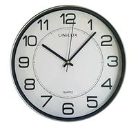 Unilux 400094406 Orologio Magnet, Grigio Metallizzato, 30.5 cm