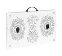 Favorit Valigetta in Polipropilene Alveolare con stampa in alta risoluzione MANDALA, dimensioni 56,5X36,5 cm, Dorso 5,5 cm, 2 chiusure
