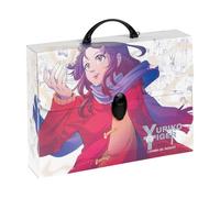 Favorit Valigetta in Polipropilene Alveolare con stampa in alta risoluzione MANGA Yuriko Tiger, dimensioni 37,5X27 cm, Dorso 8 cm, 1 chiusura