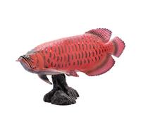 Favorite Asia Red Arowana Ancient Fish Real Soft Figure Desktop Model FF-005