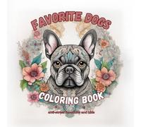 Favorite dogs: Coloring book for adults and children to relieve stress in zentangle-inspired style