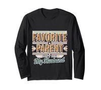 Favorite Parent Don't Tell My Husband Mom Wife Joke --- Maglia a Manica