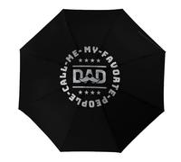 Favorte People Call Me Dad 3 Fold Ombrello da viaggio per UV Pioggia Antivento Ombrello Pieghevole Portatile Divertente Automatico, Stile-23, Automatic