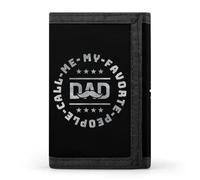 Favorte People Call Me Dad - Portafogli a tre ante con porta banconote e carte di credito, 8 scomparti, portachiavi, finestra per foto, per uomini e donne, Stile-2, Taglia unica, Per tutte le stagioni