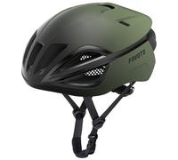 Favoto Casco Bici per Uomo e Donna - Casco da Ciclismo su Strada, Leggero e Regolabile, Design Aerodinamico ed Elegante, Ideale per Pendolarismo Urbano e MTB, Verde L (59-61 cm)