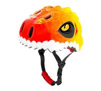 Favoto Casco da Bicicletta per Bambini Leggero - Casco Cartoon Regolabile Traspirante per Ragazzi e Ragazze Protezione di Sicurezza Skateboard Pattini Sport Outdoor S 50-54cm Rosso