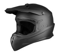Favoto Casco Integrale da Motocross Adulti - Caschi Off Road Downhill Unisex ECE 22.06 Certificato per Moto Quad ATV UTV (Senza Visiera) L 59-60cm Nero Opaco