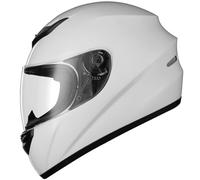 Favoto Casco moto integrale per Adulti Approvato ECE Caschi Traspiranti Protezione di Sicurezza L (59-60cm) Bianco