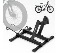Favoto Cavalletto per E-Bike e Biciclette - Supporto da Pavimento per Bici Elettriche e Tradizionali da 20-29 Pollici Corsa Mountain Capacità Massima 38kg Nero